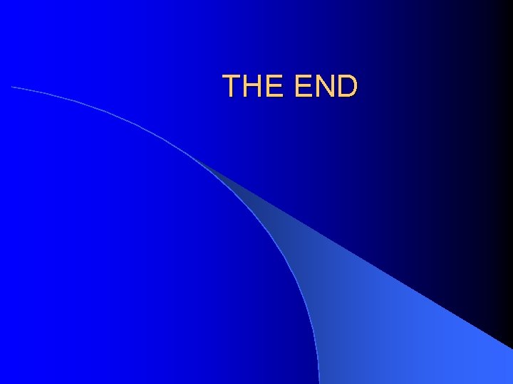 THE END 