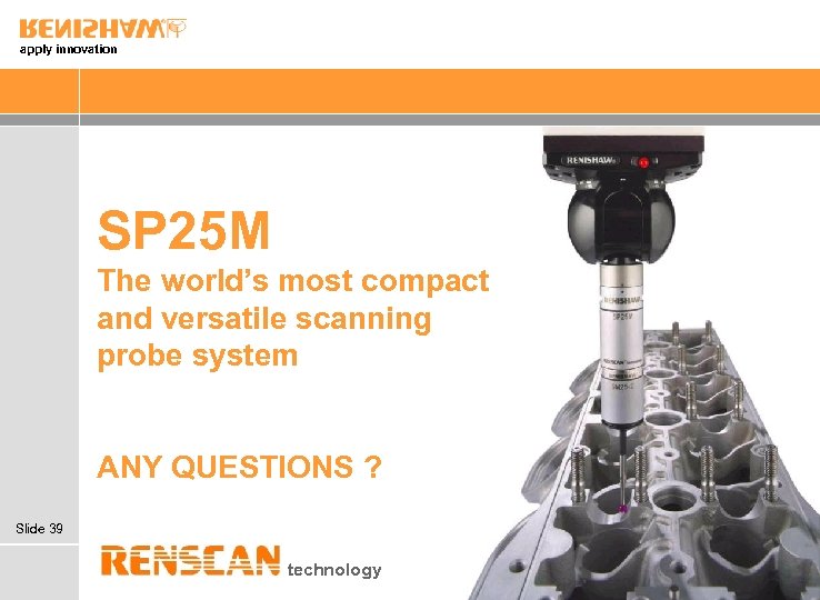 apply innovation SP 25 M The world’s most compact and versatile scanning probe system