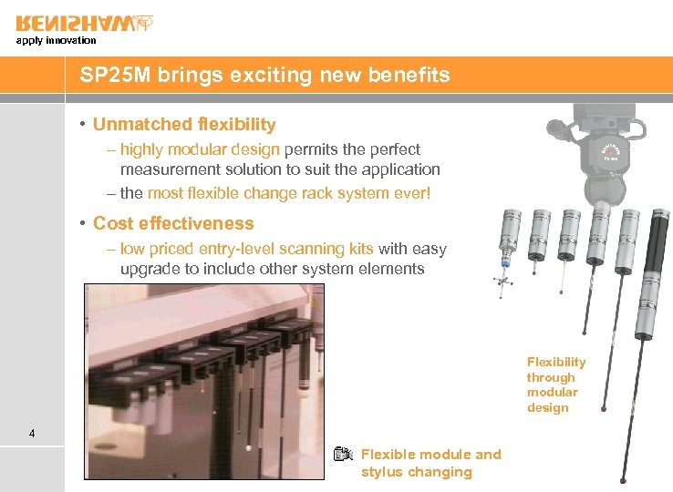 apply innovation SP 25 M brings exciting new benefits • Unmatched flexibility – highly