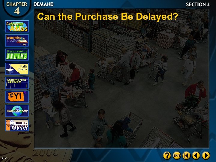 Can the Purchase Be Delayed? 67 