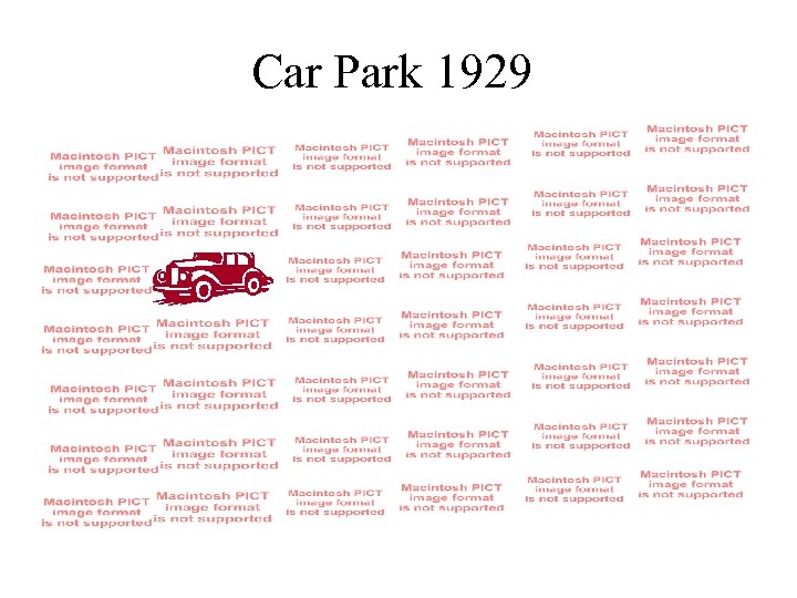 Car Park 1929 