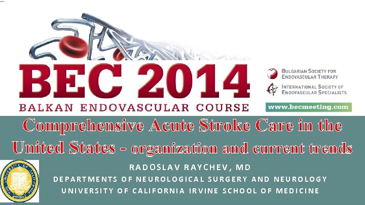 Comprehensive Acute Stroke Care in the United States - organization and current trends RADOSLAV