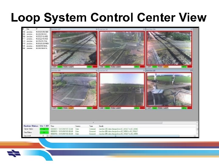 Loop System Control Center View 