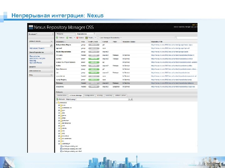 Непрерывная интеграция: Nexus 