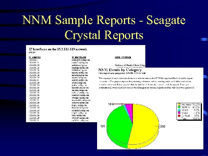 NNM Sample Reports - Seagate Crystal Reports 
