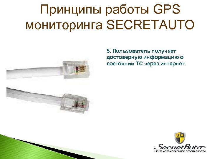 Принципы работы GPS мониторинга SECRETAUTO 5. Пользователь получает достоверную информацию о состоянии ТС через