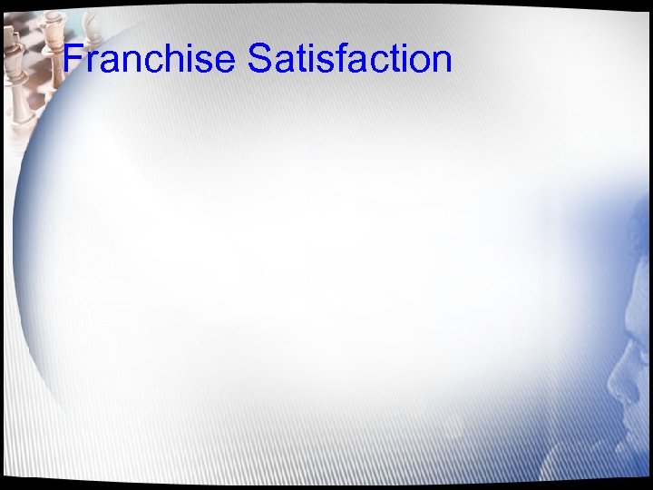 Franchise Satisfaction 