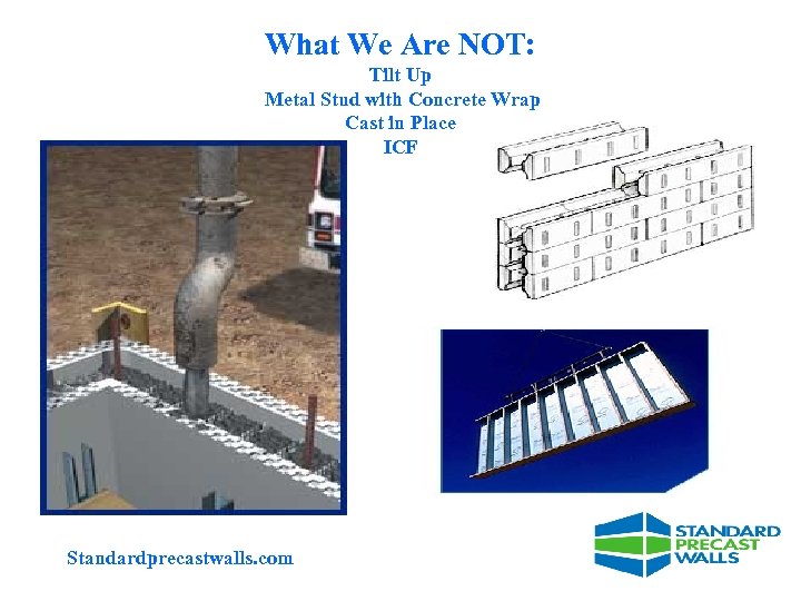 What We Are NOT: Tilt Up Metal Stud with Concrete Wrap Cast in Place