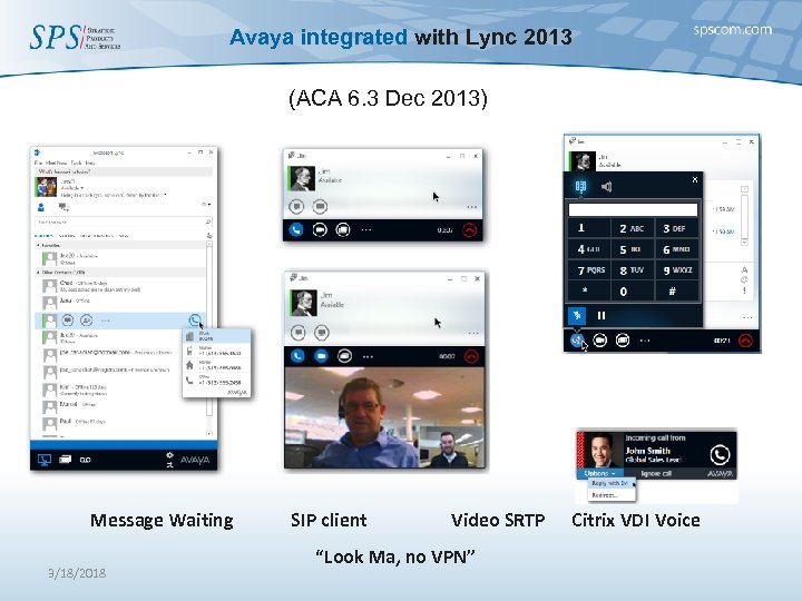 Avaya integrated with Lync 2013 (ACA 6. 3 Dec 2013) Message Waiting 3/18/2018 SIP