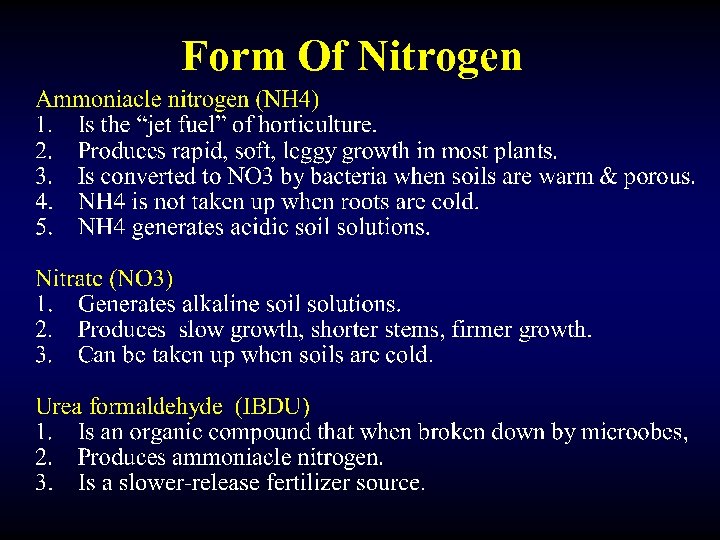 Form Of Nitrogen 