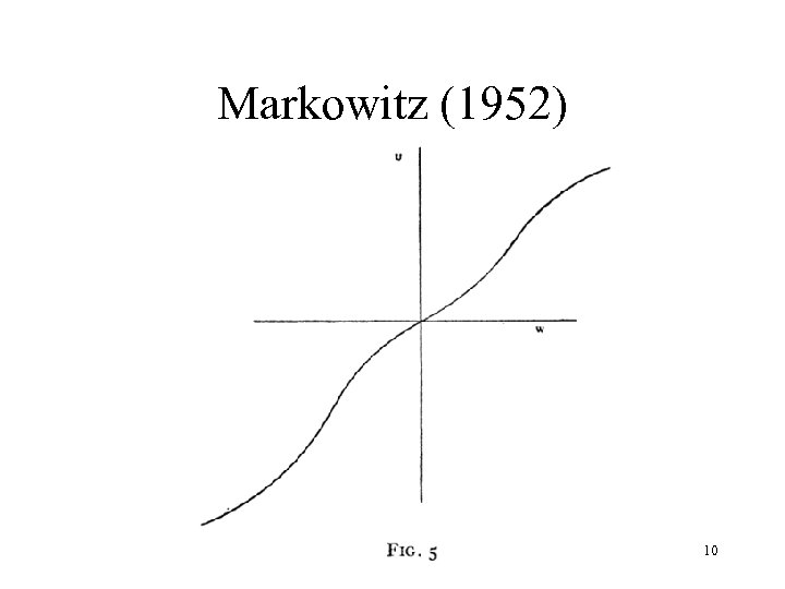 Markowitz (1952) 10 