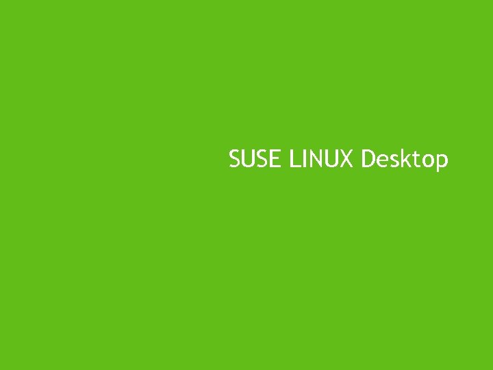 SUSE LINUX Desktop 