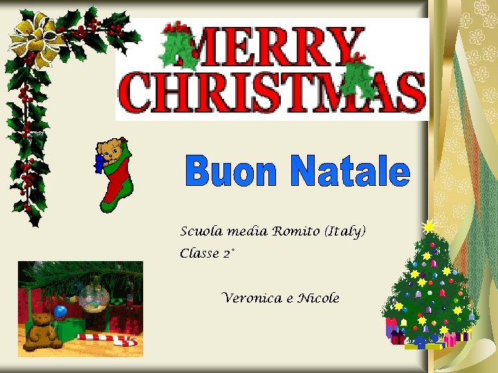 Scuola media Romito (Italy) Classe 2° Veronica e Nicole 