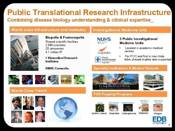 Public Translational Research Infrastructure Combining disease biology understanding & clinical expertise_ World class infrastructure