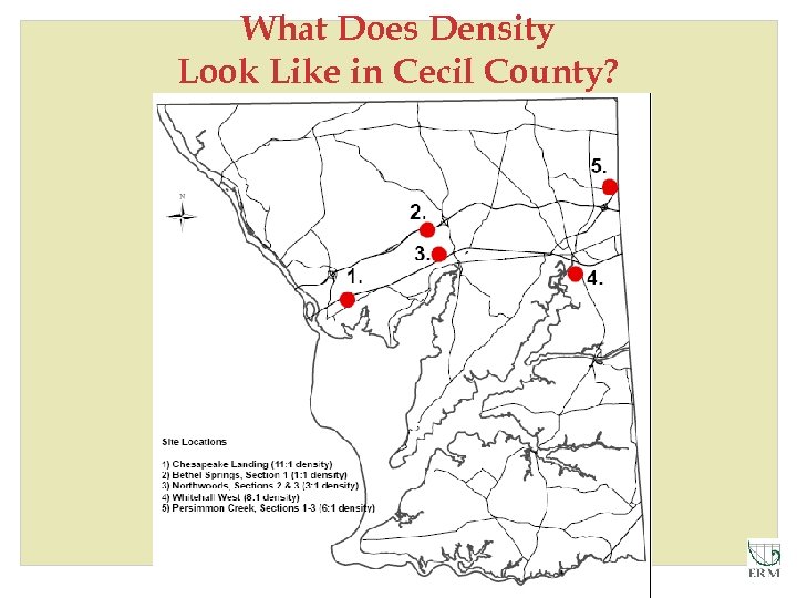 What Does Density Look Like in Cecil County? 