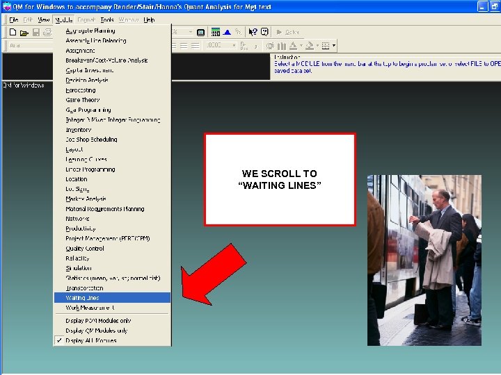 WE SCROLL TO “WAITING LINES” 