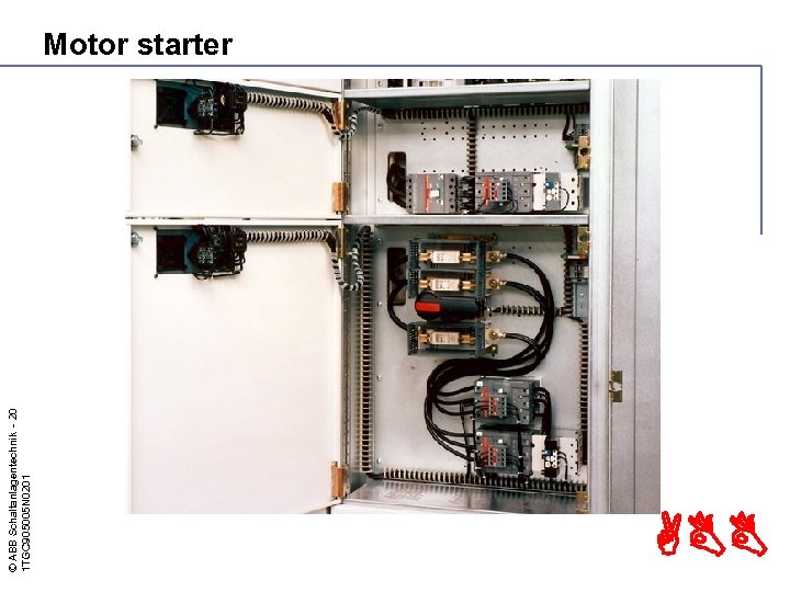 © ABB Schaltanlagentechnik - 20 1 TGC 905005 N 0201 Motor starter ABB 
