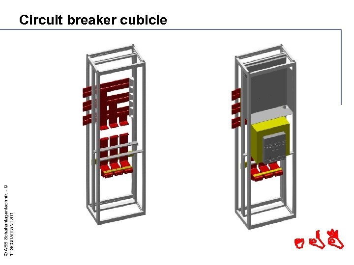 © ABB Schaltanlagentechnik - 9 1 TGC 905005 N 0201 Circuit breaker cubicle ABB