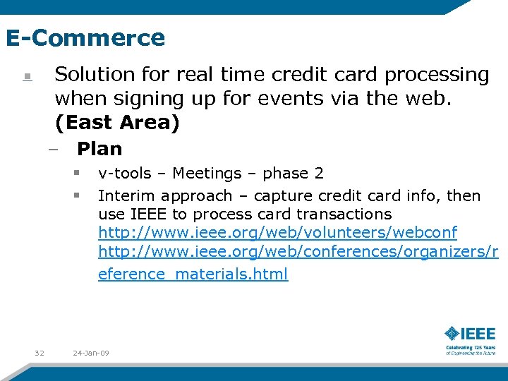 E-Commerce Solution for real time credit card processing when signing up for events via