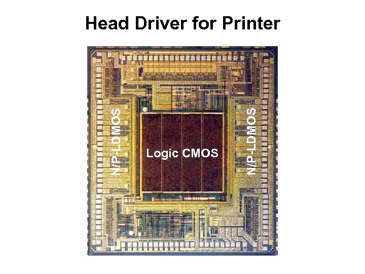 Logic CMOS N/P-LDMOS Head Driver for Printer 