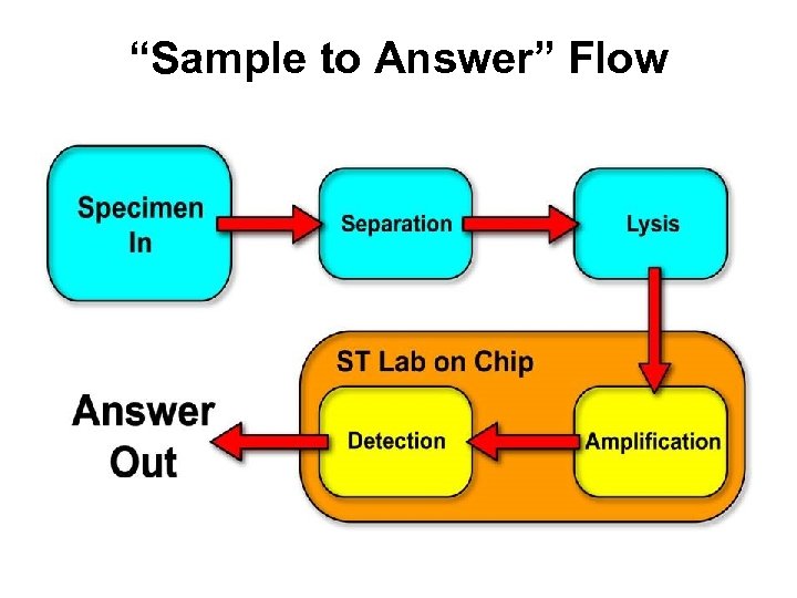 “Sample to Answer” Flow 