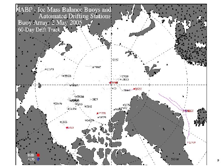 Automated Drifting Stations Ice Mass Balance buoys 9 