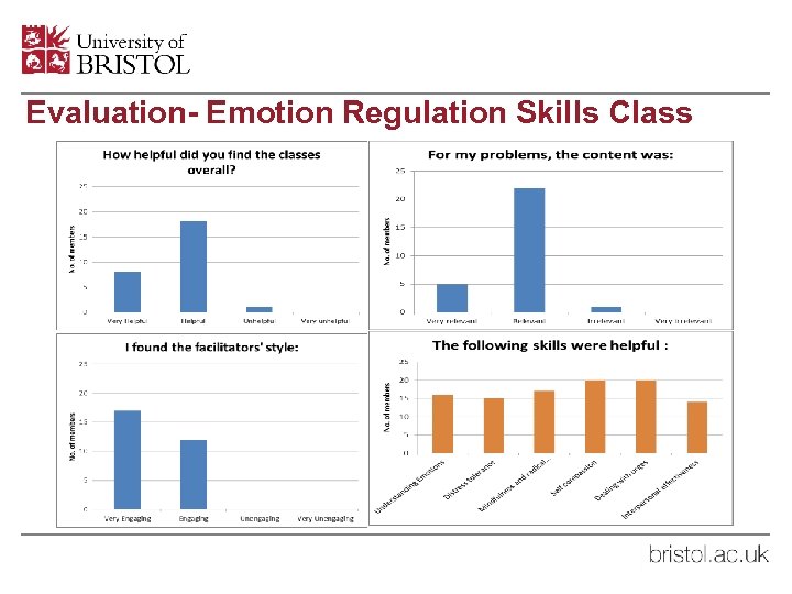 Evaluation- Emotion Regulation Skills Class 