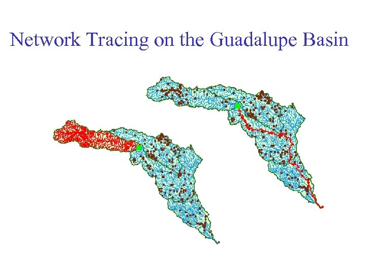 Network Tracing on the Guadalupe Basin 