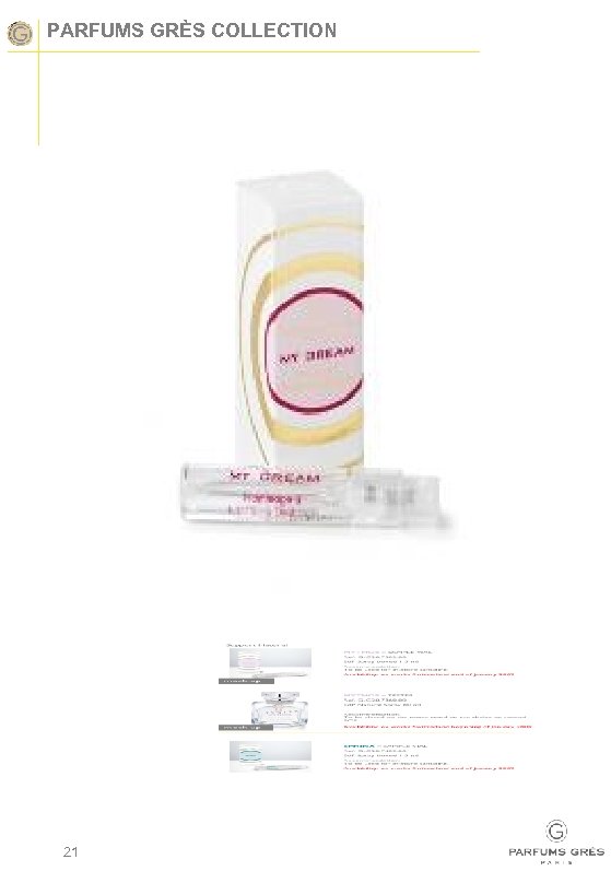 PARFUMS GRÈS COLLECTION 21 