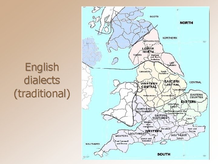 English dialects (traditional) 