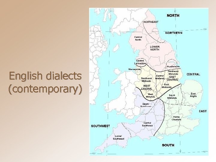 English dialects (contemporary) 