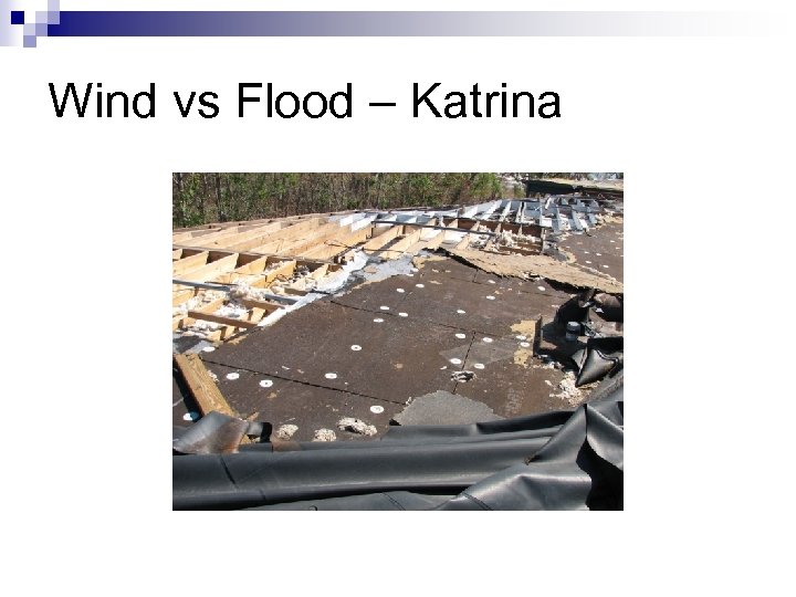 Wind vs Flood – Katrina 