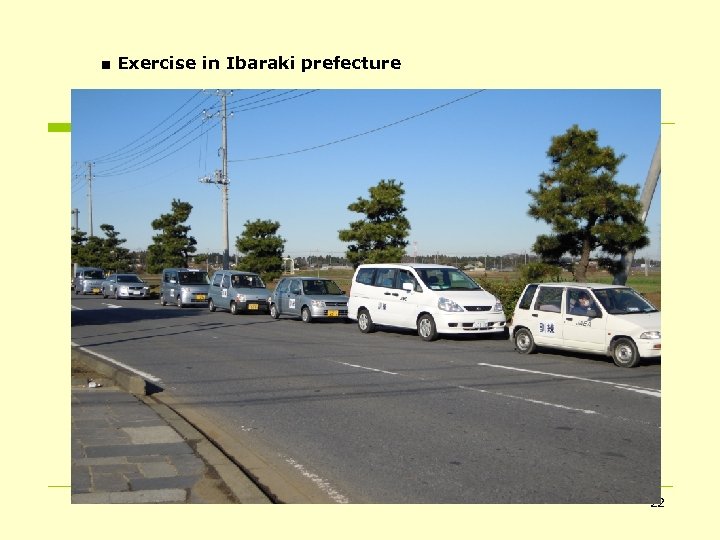 ■ Exercise in Ibaraki prefecture 22 