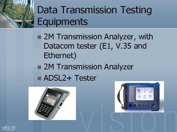 Data Transmission Testing Equipments 2 M Transmission Analyzer, with Datacom tester (E 1, V.