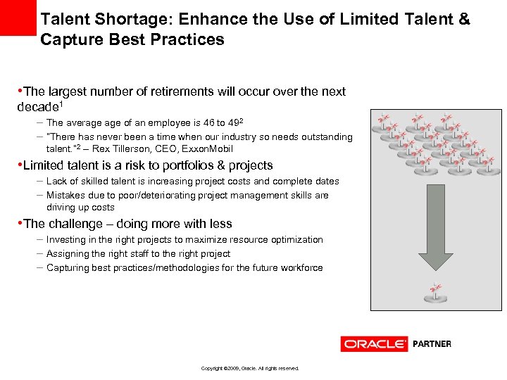 Talent Shortage: Enhance the Use of Limited Talent & Capture Best Practices • The