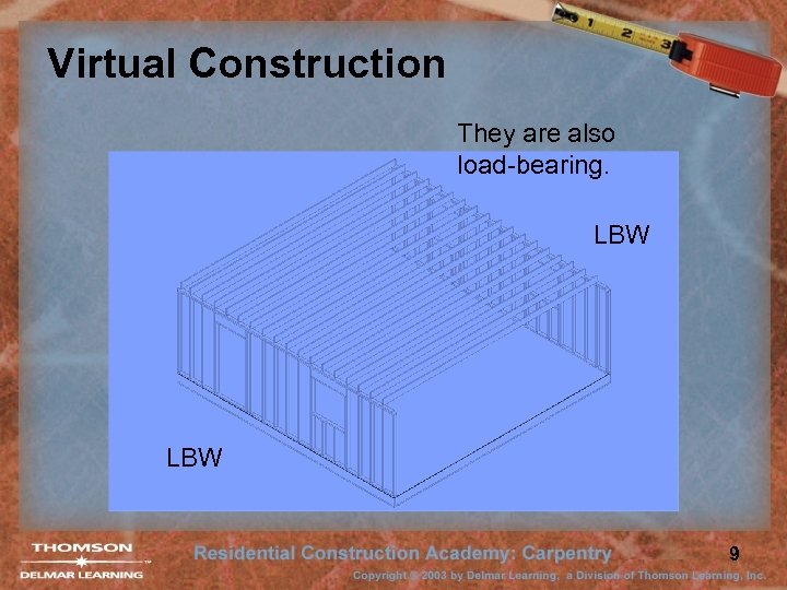 Virtual Construction They are also load-bearing. LBW 9 