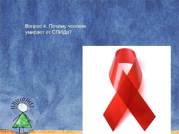 Вопрос 4. Почему человек умирает от СПИДа? 