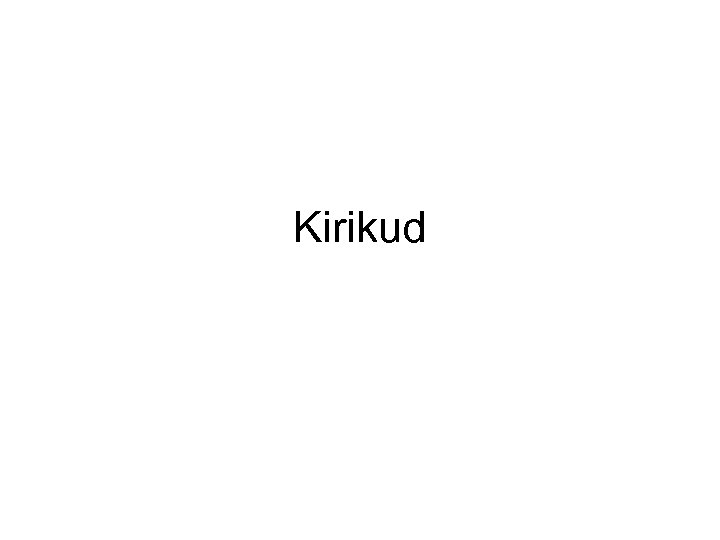 Kirikud 