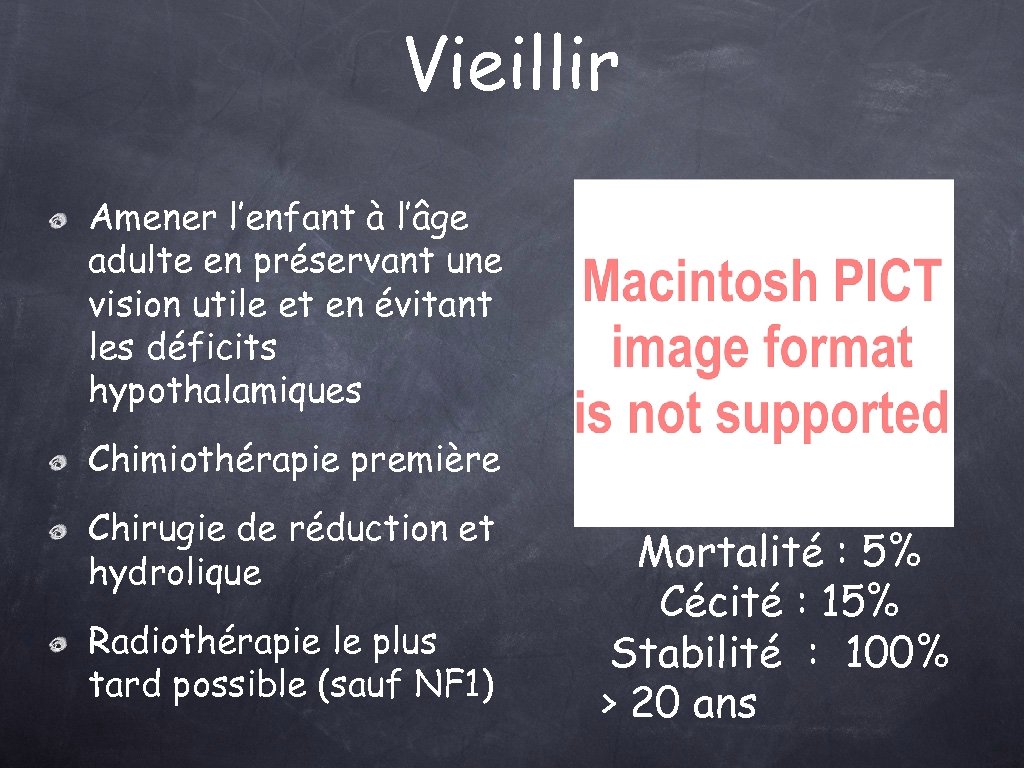 Vieillir Amener l’enfant à l’âge adulte en préservant une vision utile et en évitant