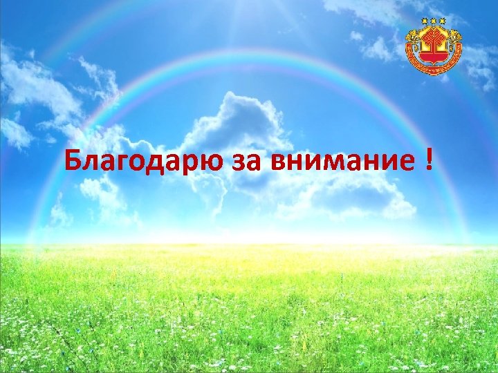 Благодарю за внимание ! 