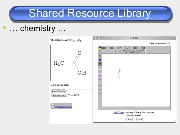 Shared Resource Library • … chemistry … 