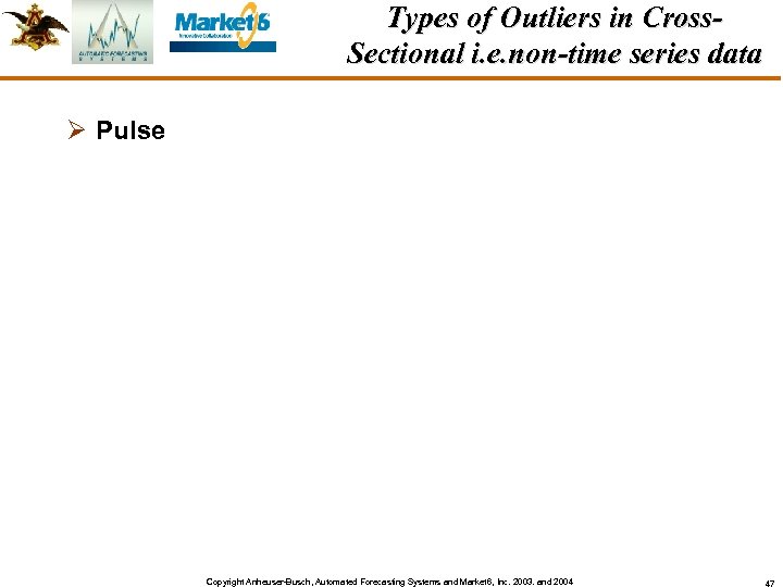 Types of Outliers in Cross. Sectional i. e. non-time series data Ø Pulse Copyright