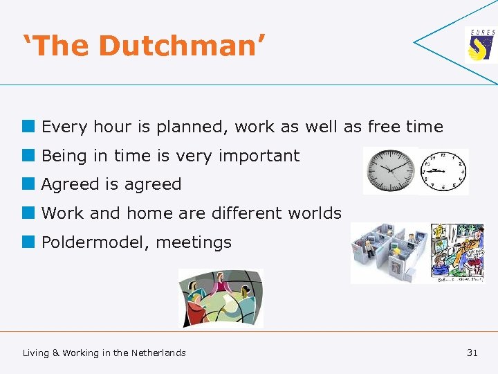 ‘The Dutchman’ ¢ Every hour is planned, work as well as free time ¢