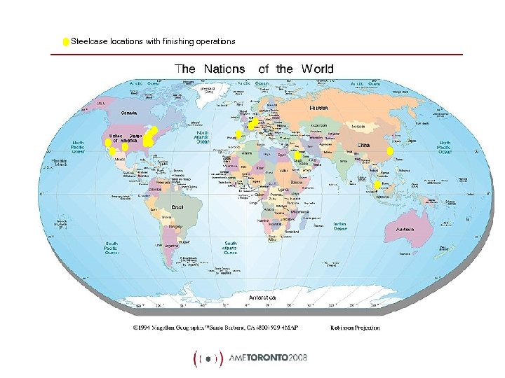 Steelcase locations with finishing operations 