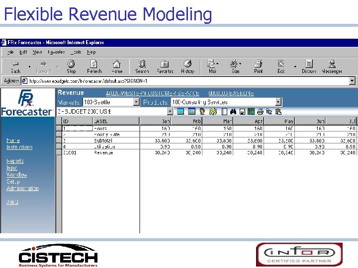 Flexible Revenue Modeling 