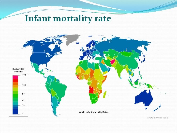 Infant mortality rate 