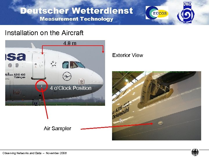 Deutscher Wetterdienst Measurement Technology Installation on the Aircraft 4. 8 m Exterior View 4