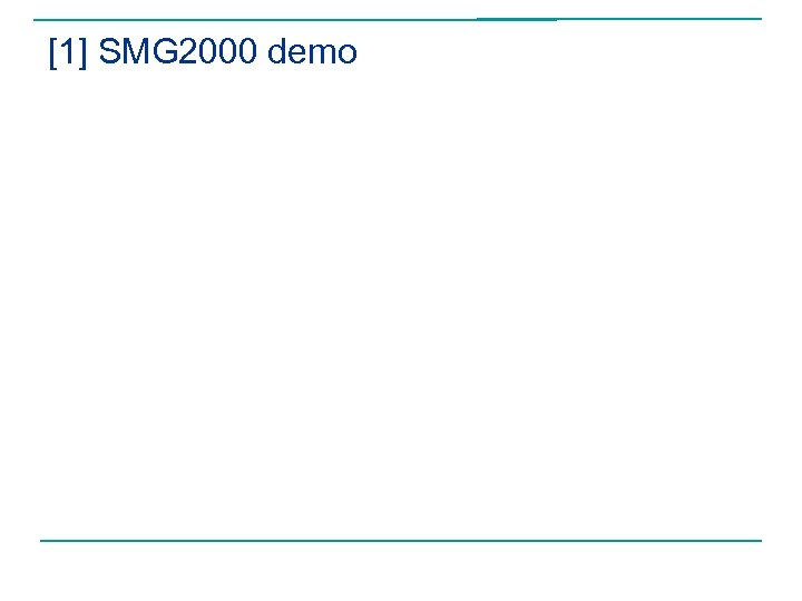 [1] SMG 2000 demo 