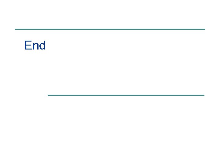 End 