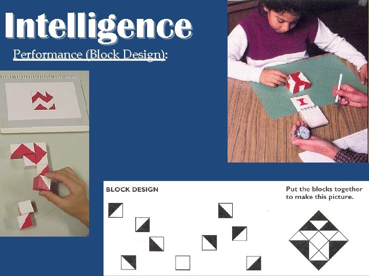 Intelligence Performance (Block Design): 